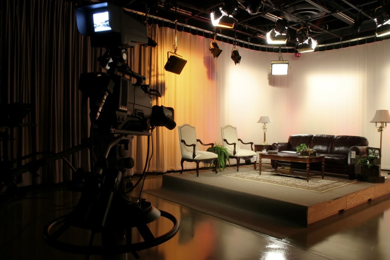 TV production studio TV production studio